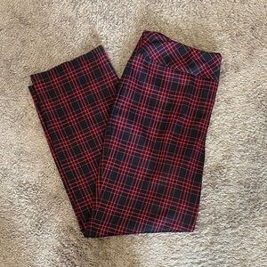 2/$15 plaid dress pants